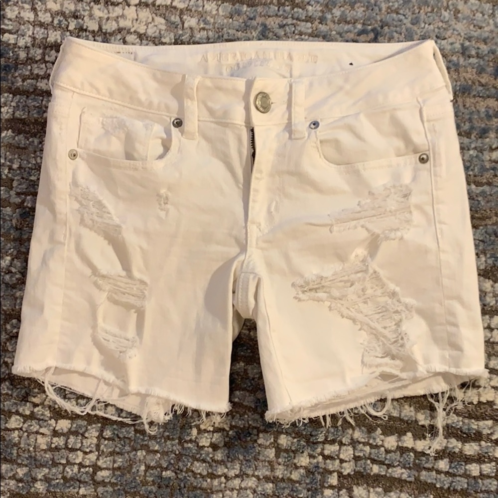 American Eagle White Shorts